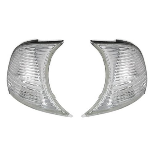 Μπροστινά Φλας Για Bmw 3 E46 Coupe/Cabrio 99-01 Κουμπωτά Λευκό 2 Τεμάχια Depo