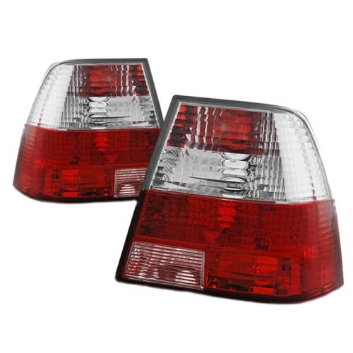 Πισινά Φανάρια Set Για Vw Bora 99-05 Κόκκινο/Crystal Depo