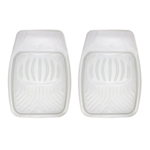 Πατάκια Αυτοκινήτου Universal Σκαφάκια Clear Διάφανο 2 Τεμάχια