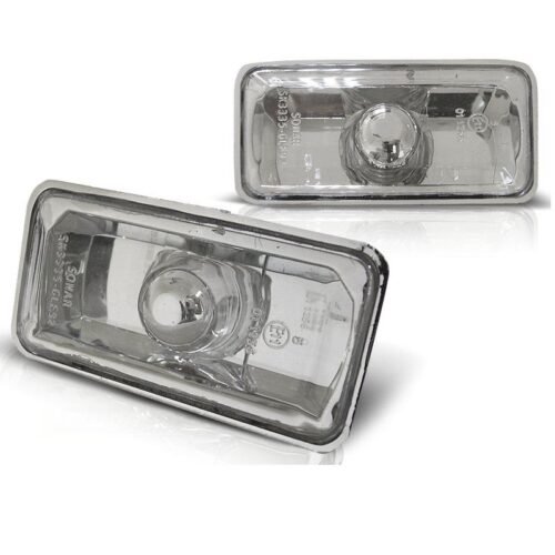 Πλαϊνά Φλας Φτερού Για VW Golf 3 91-95 / Vento 91-95 / Seat Ibiza / Cordoba 6k 93-96 Chrome 2 Τεμάχια