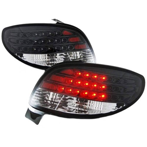 Πισινά Φανάρια Set Για Peugeot 206 98-07 Led Μαύρα Reliable Auto Parts