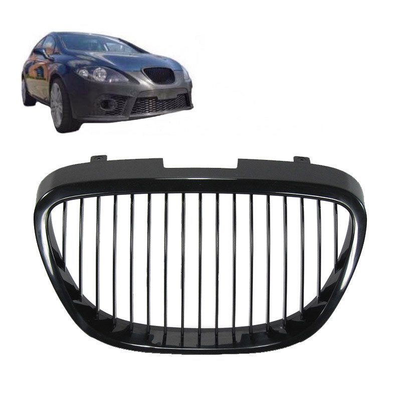 Μάσκα Για Seat Leon 1P / Altea 05-09 Χωρίς Σήμα Μαύρο Γυαλιστερό 1 Τεμάχιο
