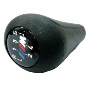 Πόμολο Λεβιέ Ταχυτήτων Bmw M-Power Μαύρο Με 5 Ταχύτητες