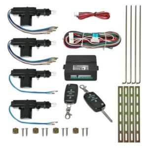 Κεντρικό Κλείδωμα Αυτοκινήτου Με 4 Μοτέρ Universal Wireless Με 2 Κοντρόλ /Αναδιπλούμενα  Κλειδιά