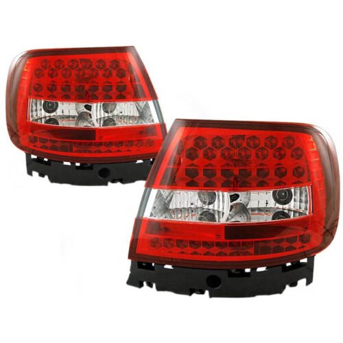 Πισινά Φανάρια Set Για Audi A4 B5 94-01 Led Κόκκινο/Crystal Eagle Eyes