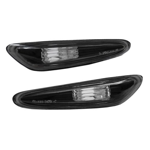 Πλαϊνά Φλας Φτερού Για Bmw 3 E46 Sedan 01-05 / Touring 01-05 / 5 E60/E61 03-10 / X3 E83 03-10 Black 2 Τεμάχια