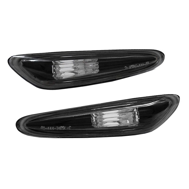 Πλαϊνά Φλας Φτερού Για Bmw 3 E46 Sedan 01-05 / Touring 01-05 / 5 E60/E61 03-10 / X3 E83 03-10 Black 2 Τεμάχια