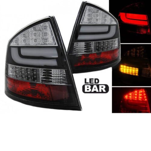 Πισινά Φανάρια Set Για Skoda Octavia 1Z 04-13 Sedan Led Bar Μαύρα Sonar