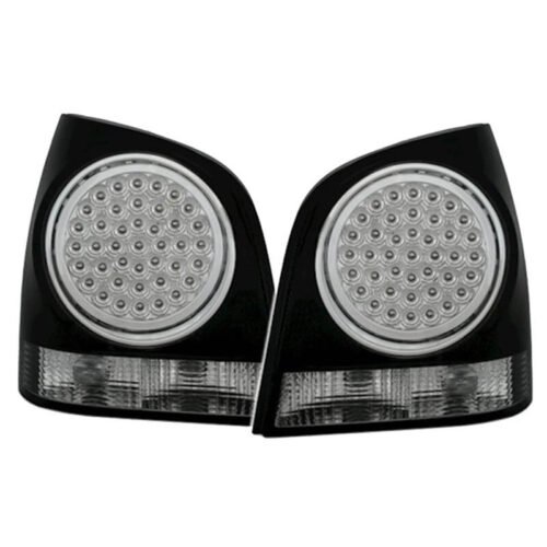 Πισινά Φανάρια Set Για Vw Polo 9N & 9N3 01-09 Led Μαύρα Depo