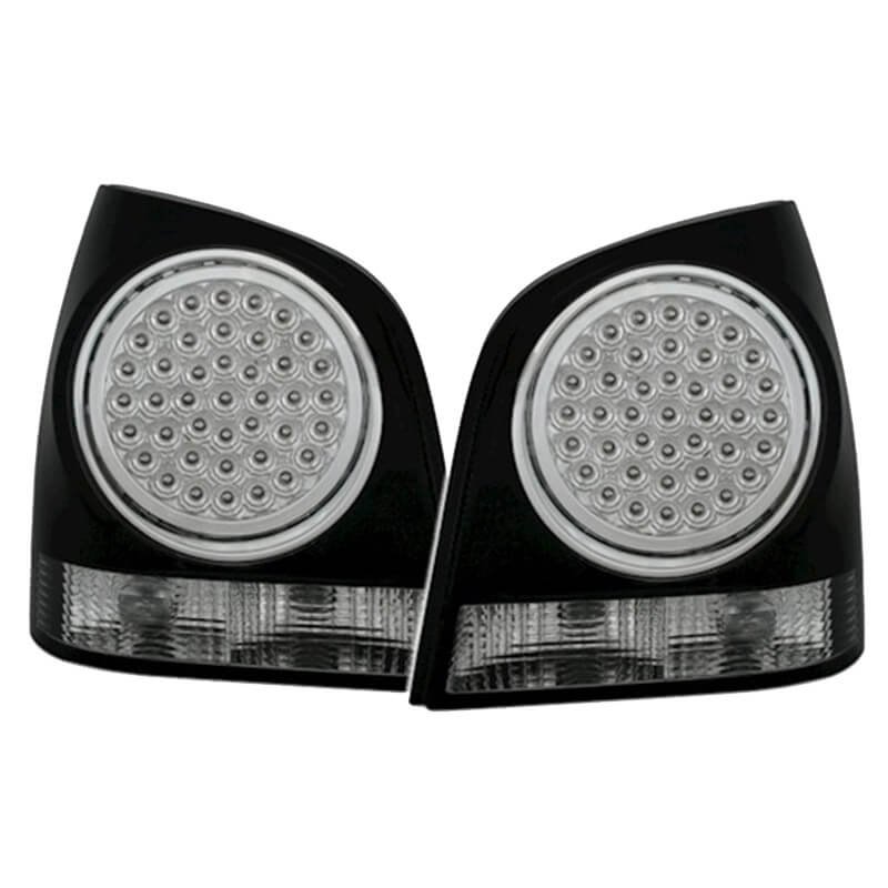 Πισινά Φανάρια Set Για Vw Polo 9N & 9N3 01-09 Led Μαύρα Depo