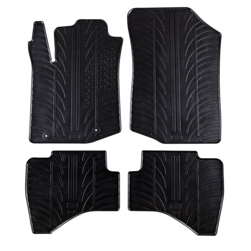 Πατάκια Αυτοκινήτου Gledring 0161 Citroen C1 2014- / Peugeot 108 2014- Μαύρο 4 Τεμάχια