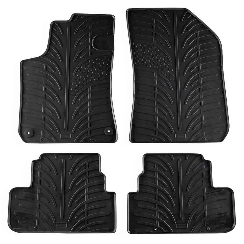 Πατάκια Αυτοκινήτου Gledring 0160 Peugeot 308 2013- Μαύρο 4 Τεμάχια