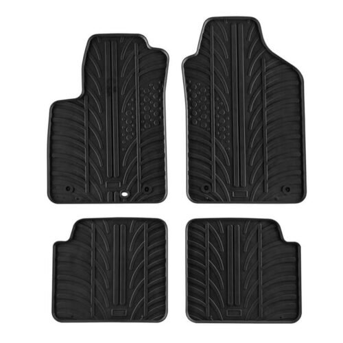 Πατάκια Αυτοκινήτου Gledring 0133 Fiat 500 2007-2012 Μαύρο 4 Τεμάχια