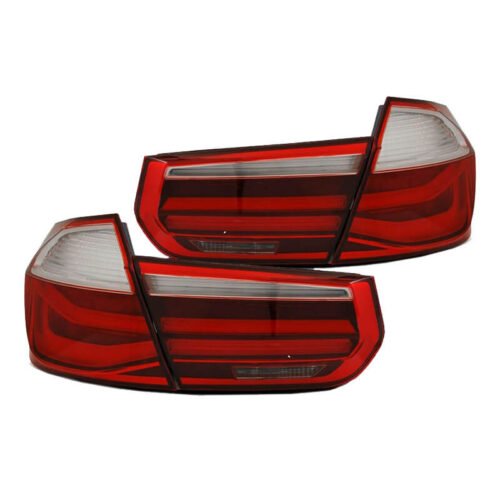Πισινά Φανάρια Set Για Bmw 3 F30 11-15 Sedan Led Bar Κόκκινο/Crystal Depo