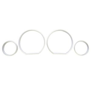 Δαχτυλίδια Καντράν Για Bmw 3 E36 90-99 Ασημί Ματ