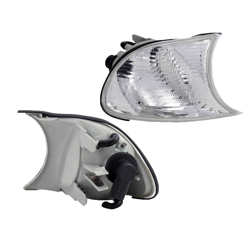 Μπροστινό Δεξί Φλας Για Bmw 3 E46 Coupe/Cabrio 99-01 Κουμπωτό Λευκό 1 Τεμάχιο Depo