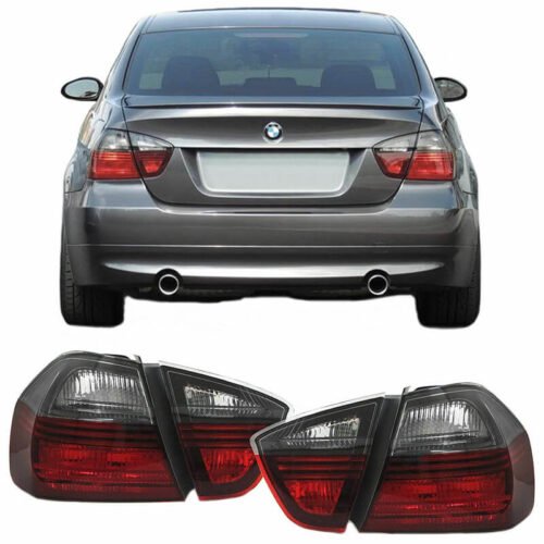 Πισινά Φανάρια Set Για Bmw 3 E90 05-08 Κόκκινο/Smoke Depo