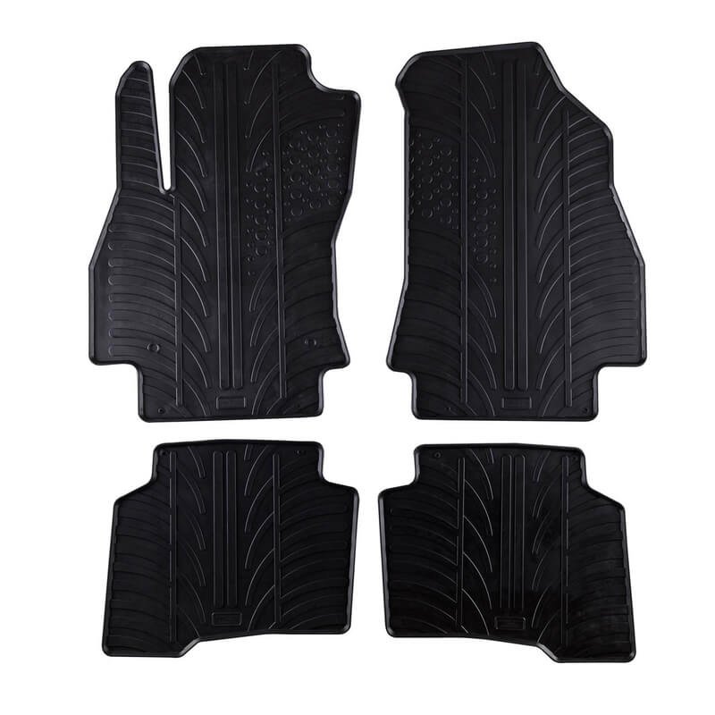 Πατάκια Αυτοκινήτου Gledring 0135 Citroen Nemo 2007-2015/ Fiat Fiorino 2007-2013/ Peugeot 2008-2015 Μαύρο 4 Τεμάχια