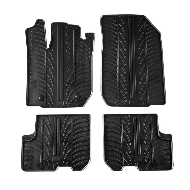 Πατάκια Αυτοκινήτου Gledring 0175 Dacia Sandero 2012-2017 5 Doors / Dacia Logan 2013- Μαύρο 4 Τεμάχια