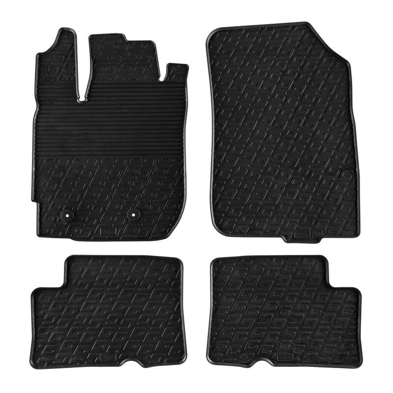 Πατάκια Αυτοκινήτου Gledring 0178 Dacia Duster 4WD/2WD 2015-2017 Μαύρο 4 Τεμάχια