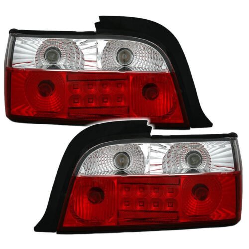 Πισινά Φανάρια Set Για Bmw 3 E36 Coupe/Cabrio 90-99 Led Κόκκινο/Crystal Eagle Eyes