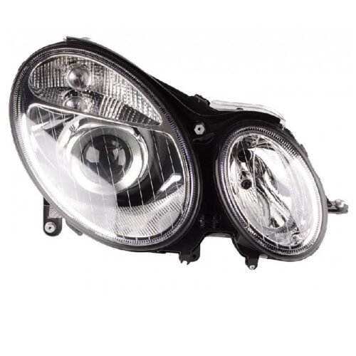 Φανάρι Μπροστινό Δεξί Για Mercedes-Benz E-Class W211 02-06 Χρωμίου H7/H7 Με Μοτέρ Depo