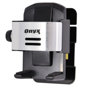 Θήκη Κινητού Αεραγωγού Onyx Μαύρη/Ασημί 11508