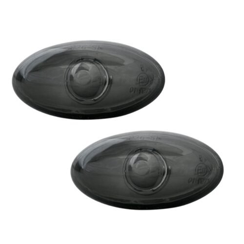 Πλαϊνά Φλας Φτερού Για Peugeot 107 / 1007 / 206 / 307 / 407 / 4007 / 607 / Partner / Citroen C2 / C3 / Xsara / Toyota Aygo Smoke 2 Τεμάχια