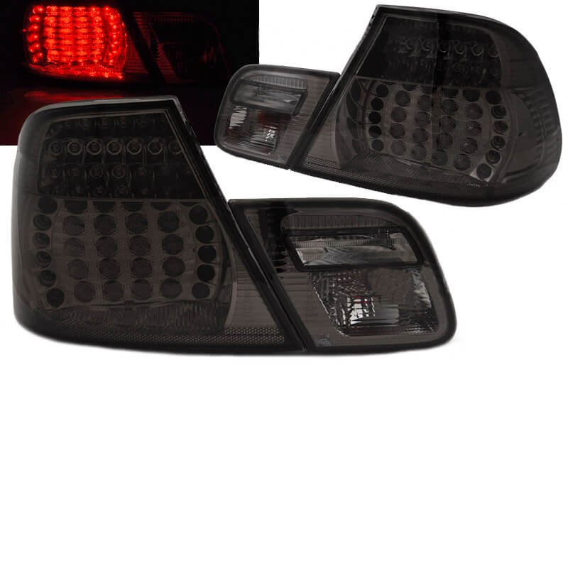 Πισινά Φανάρια Set Για Bmw 3 E46 Coupe Facelift 03-06 Led Φιμέ Eagle Eyes