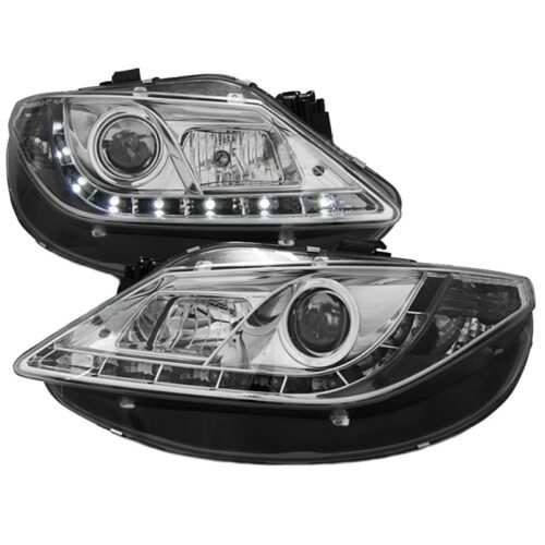 Μπροστινά Φανάρια Set Για Seat Ibiza 6J 08-12 DRL Χρωμίου H1/H1 Sonar