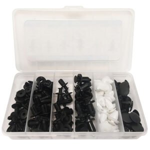 Κουμπώματα Ταπετσαρίας Αυτοκινήτου 100 Τεμάχια (6 Διαφορετικά Σχέδια)