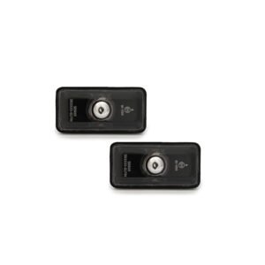 Πλαϊνά Φλας Φτερού Για VW Golf 3 91-95 / Vento 91-95 / Seat Ibiza / Cordoba 6k 93-96 Μαύρα 2 Τεμάχια