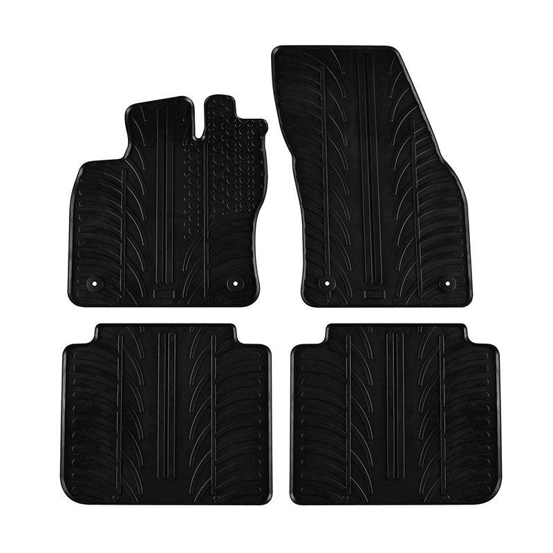 Πατάκια Αυτοκινήτου Gledring 0315 Seat Tarraco 2018- Μαύρο 4 Τεμάχια