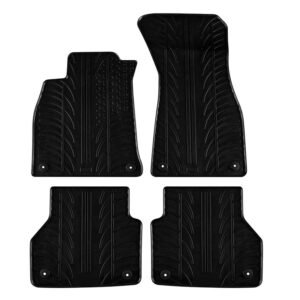 Πατάκια Αυτοκινήτου Gledring 0704 Για Audi A6 C8 18+ / Audi A7 4K 18+ Μαύρο 4 Τεμάχια