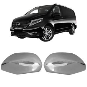 Καπάκια Καθρεφτών Για Mercedes-Benz Vito W447 14+ Από Ανοξείδωτο Ατσάλι (Steel) 2 Τεμάχια