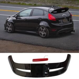 Αεροτομή Οροφής Για Ford Fiesta 08-19 ST-Line Με Στοπάκι Γυαλιστερή Μαύρη Από Abs Πλαστικό