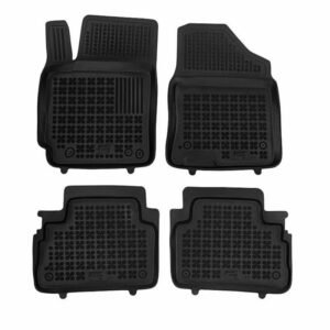 Πατάκια Σκαφάκια 3D Από Λάστιχο TPE Για Hyundai Kona 2023+ Rezaw Plast 4 Τεμάχια Μαύρα