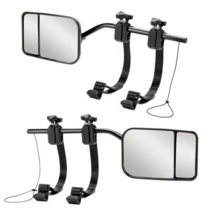 Καθρέπτες Εξωτερικοί Βοηθητικοί Πρόσθετοι Για Τροχόσπιτα 18.4x12.5cm Swiss Drive 2808326 2 Τεμάχια