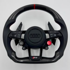 Τιμόνι Μαρκέ Audi RS Σπορ Σχεδίασης | Carbon Look | Drive Select & Start/Stop